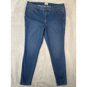REBEL Wilson X Angels The Pin Up Skinny Jeans Women plus size 20W Blue